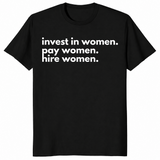 Invest in women shirt in black