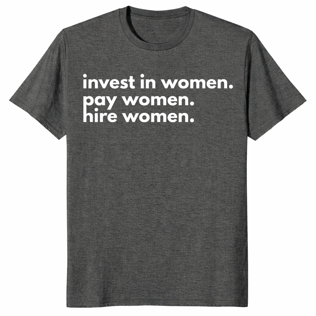 Invest in women shirt dark heather