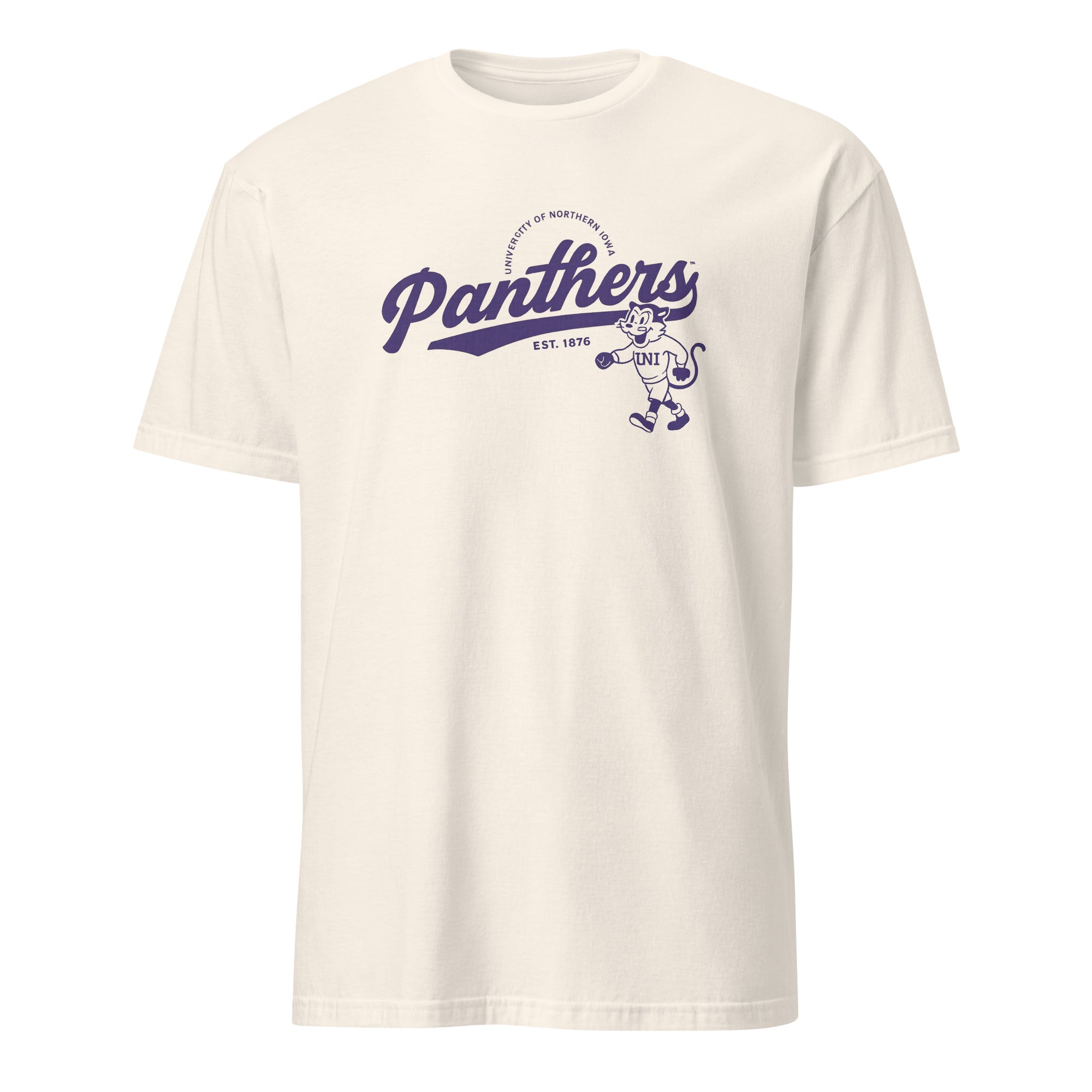 Iowa Hawkeyes Est. 1847 Football Logo Shirt in Natural by Cuccico