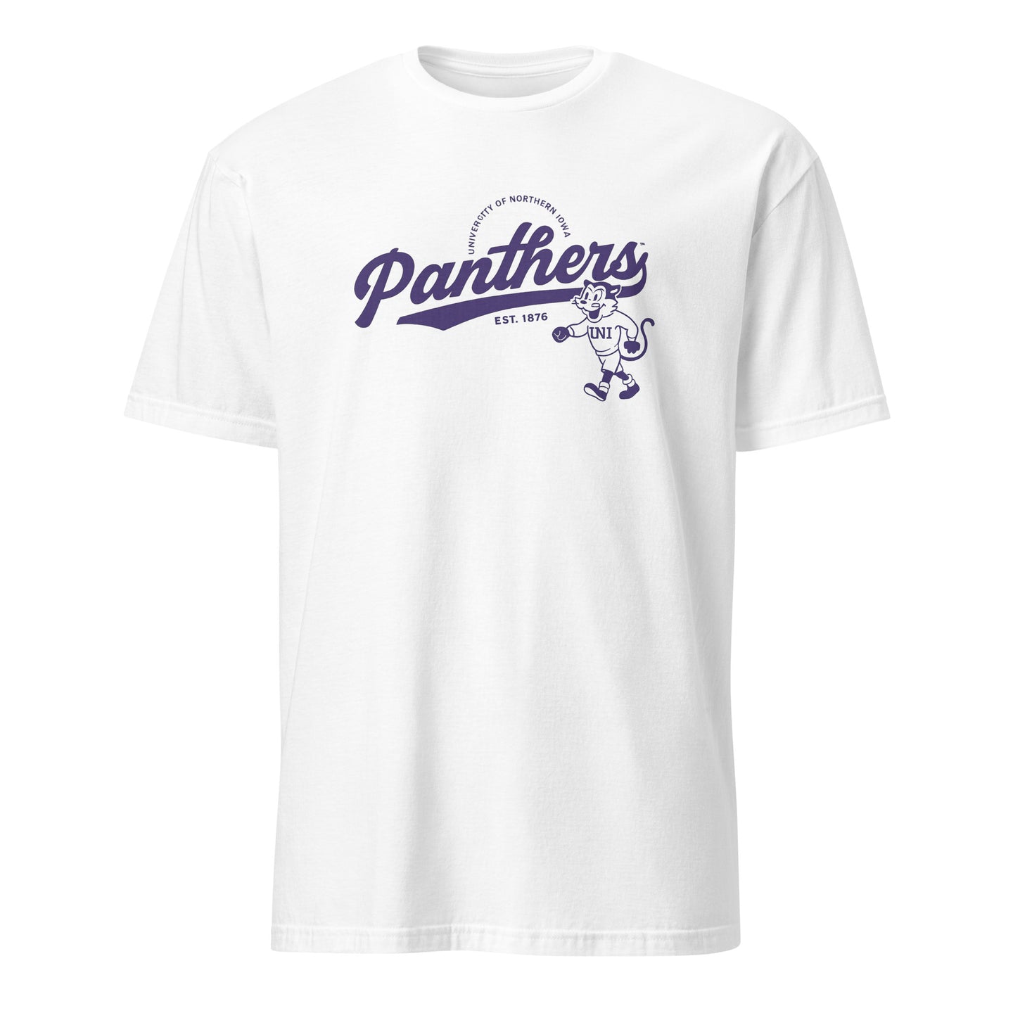 Iowa Hawkeyes Est. 1847 Football Logo Shirt in White by Cuccico