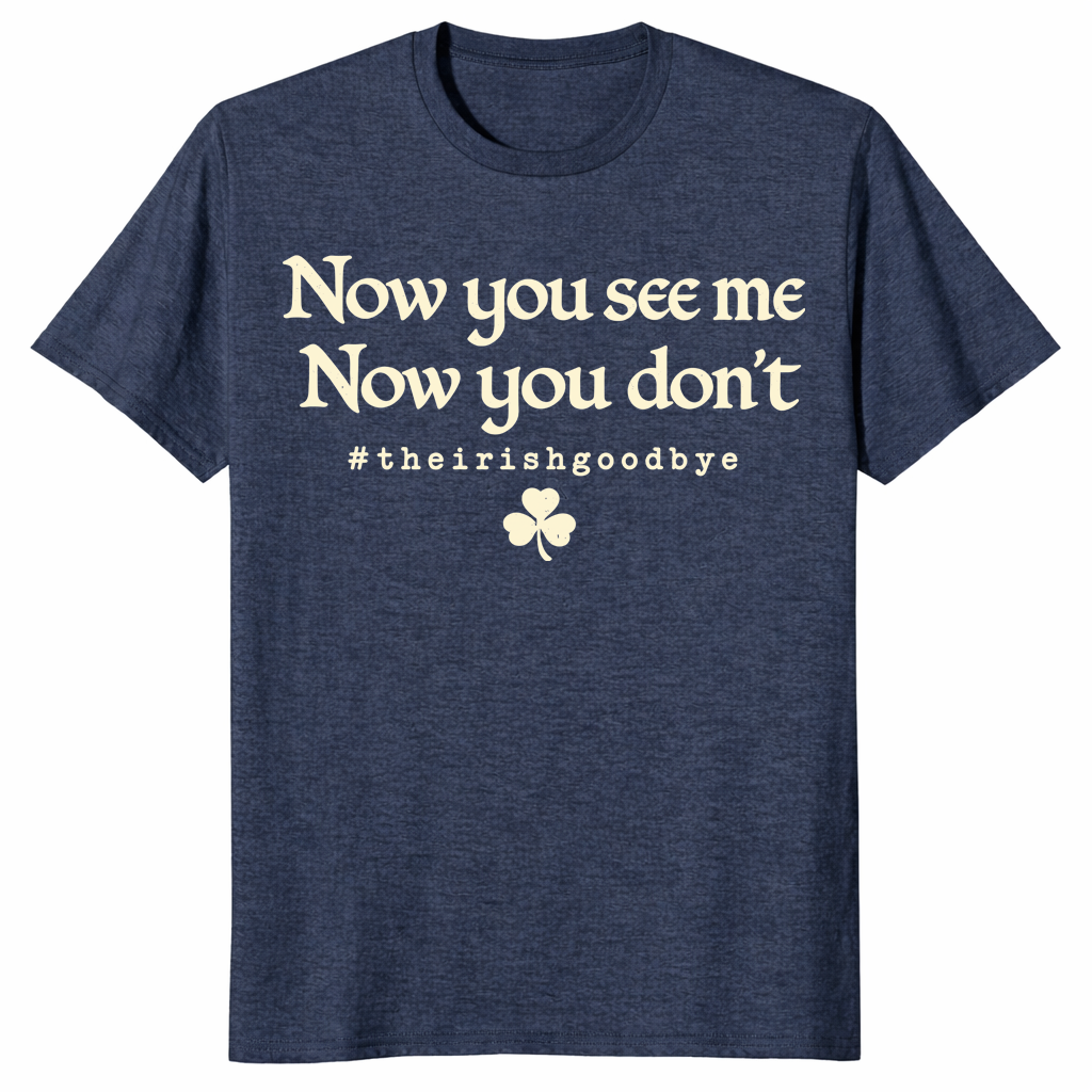Irish Goodbye Shirt in heather navy