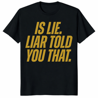 Is Lie Liar Told You That Shirt on black womens boxy tee inspired by Heated Rivalry