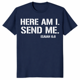 Isaiah 6:8 shirt in navy