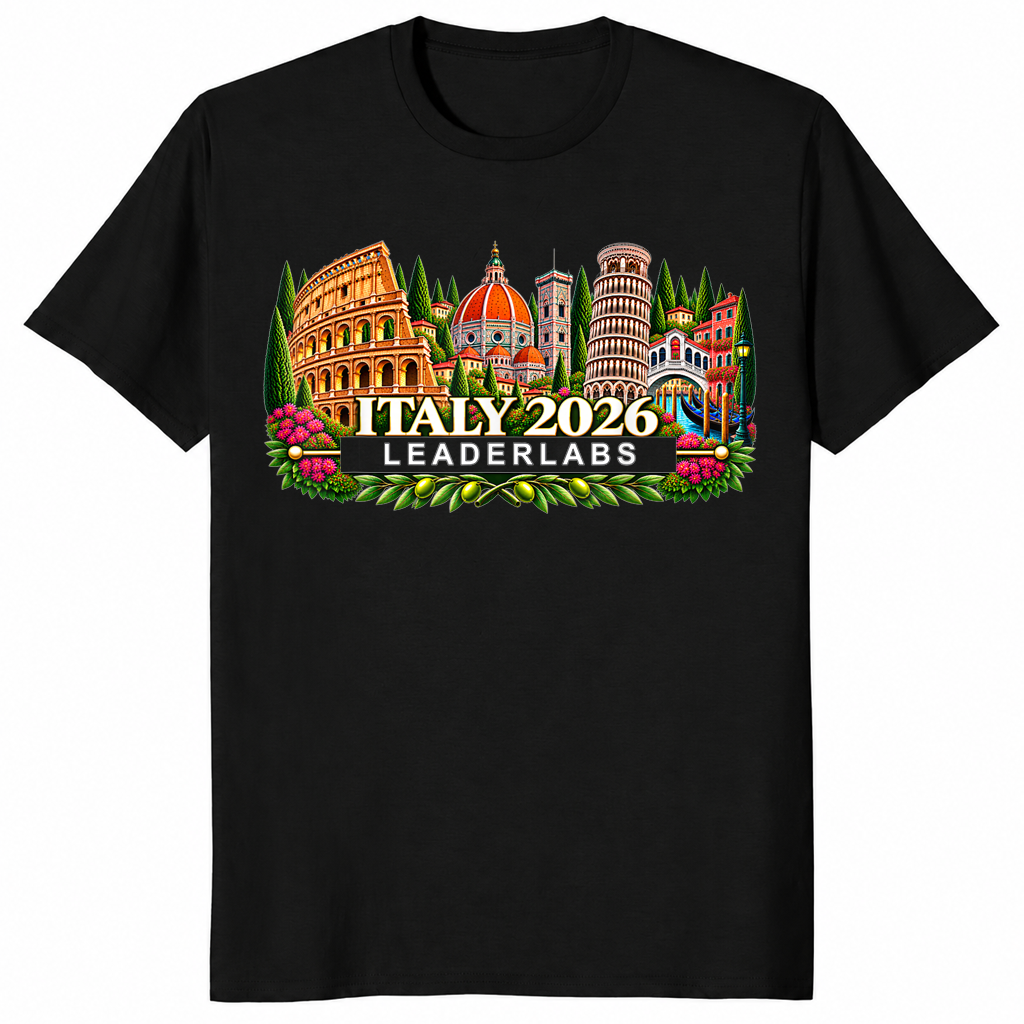 Italy 2026 Travel Shirt in black