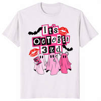 It's October 3rd Mean Ghouls Shirt ice grey