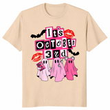 It's October 3rd Mean Ghouls Shirt in sand