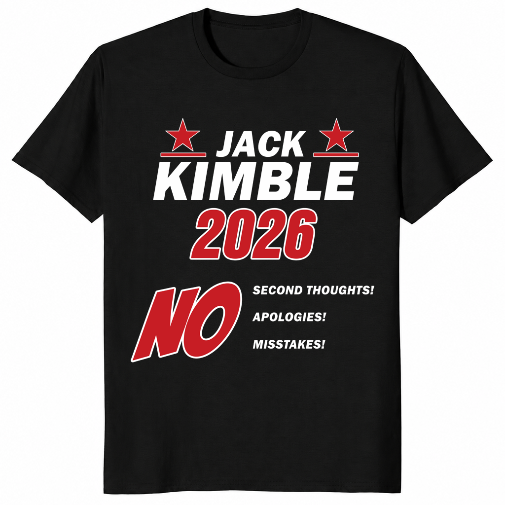 Jack Kimble 2026 shirt in black