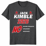 Jack Kimble 2026 shirt in dark heather grey