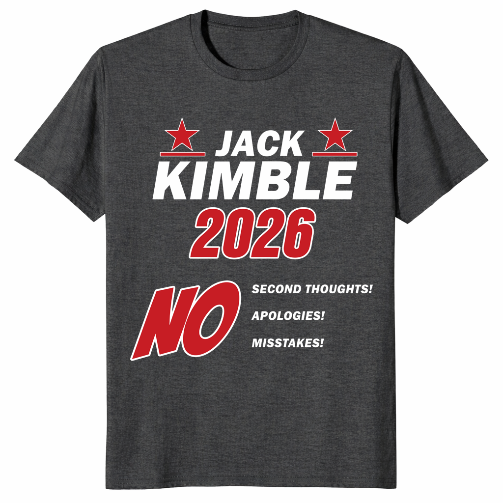Jack Kimble 2026 shirt in dark heather grey