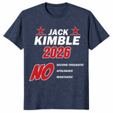 Jack Kimble 2026 shirt in heather navy