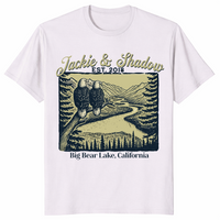 Jackie and Shadow Bald Eagles shirt in ice grey