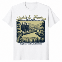 Jackie and Shadow Bald Eagles shirt in white