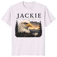 Jackie Forever Our Queen shirt in ice grey