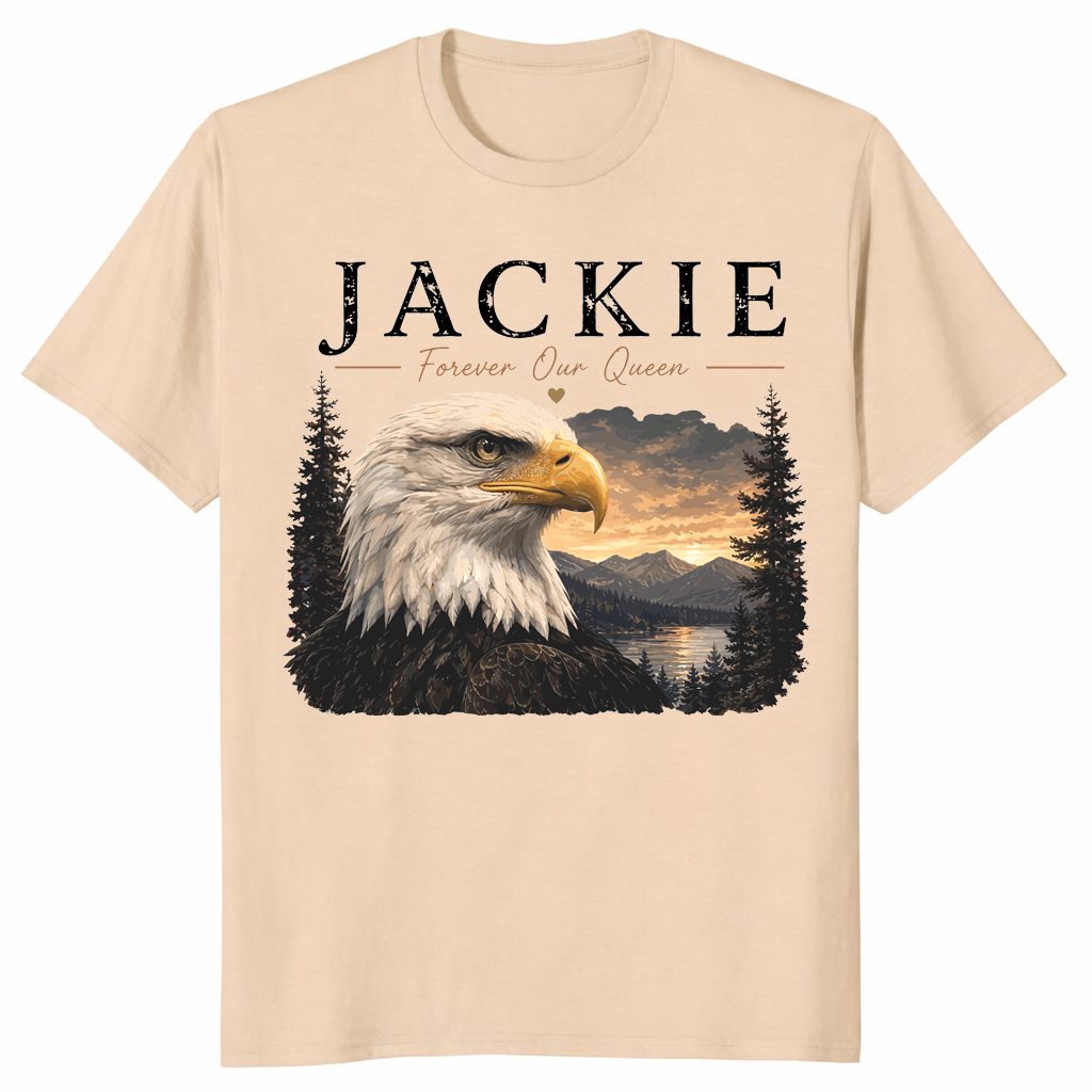 Jackie Forever Our Queen shirt in sand
