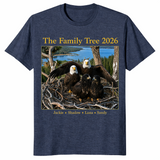 Jackie Shadow bald eagle shirt heather navy