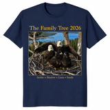 Jackie Shadow bald eagle shirt navy