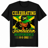 Jamaica independence day shirt in black