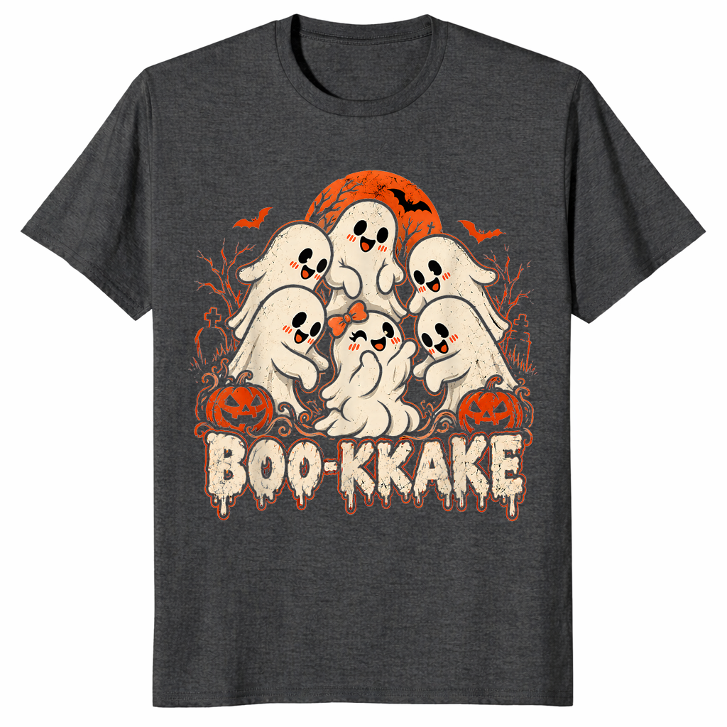 Japanese Ghost Shirt dark heather grey
