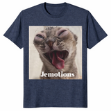 Jemotions Funny Cat Meme Shirt | Dramatic Cat Face Graphic Tee | Cuccico