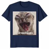 Jemotions Funny Cat Meme Shirt | Dramatic Cat Face Graphic Tee | Cuccico