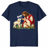 Jesus boop shirt in navy