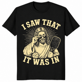 Jesus pickleball shirt black