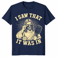 Jesus pickleball shirt navy