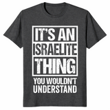 Jewish pride shirt dark heather grey