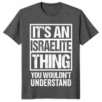 Jewish pride shirt dark heather