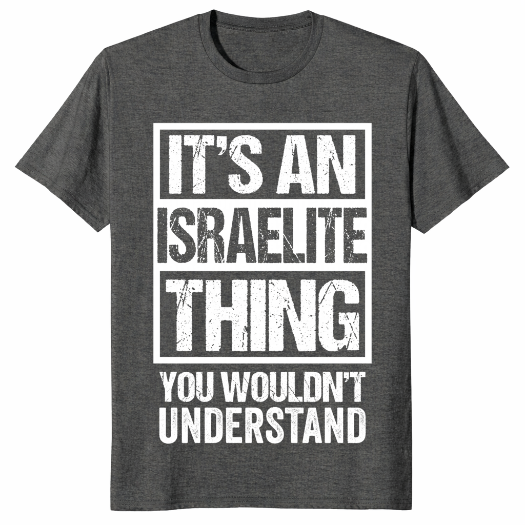 Jewish pride shirt dark heather