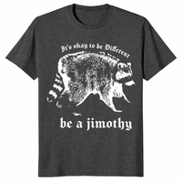 Jimothy cryptid shirt dark heather grey