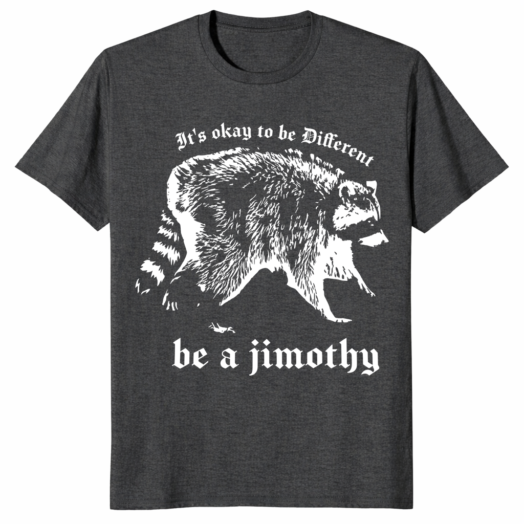 Jimothy cryptid shirt dark heather grey