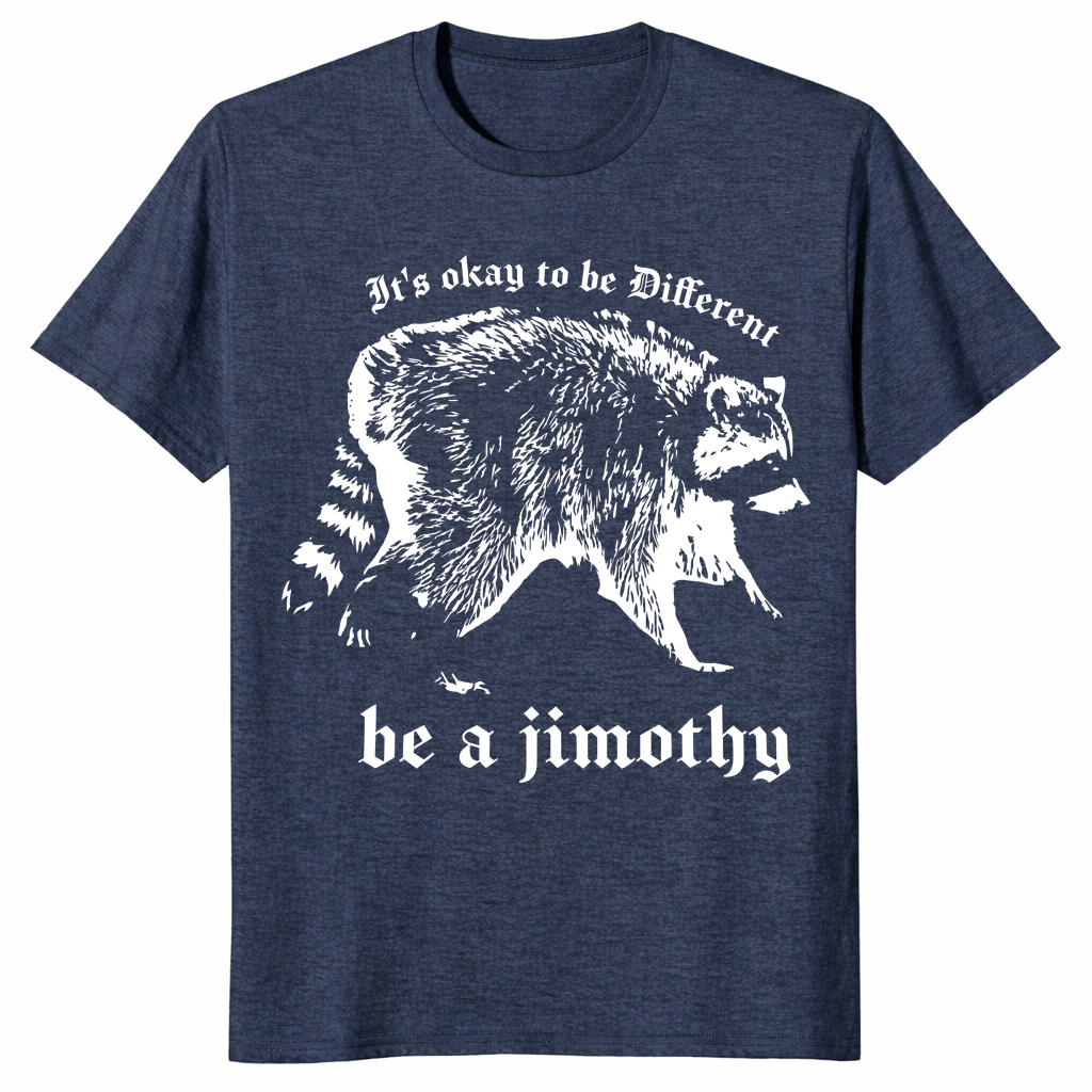 Jimothy cryptid shirt heather navy