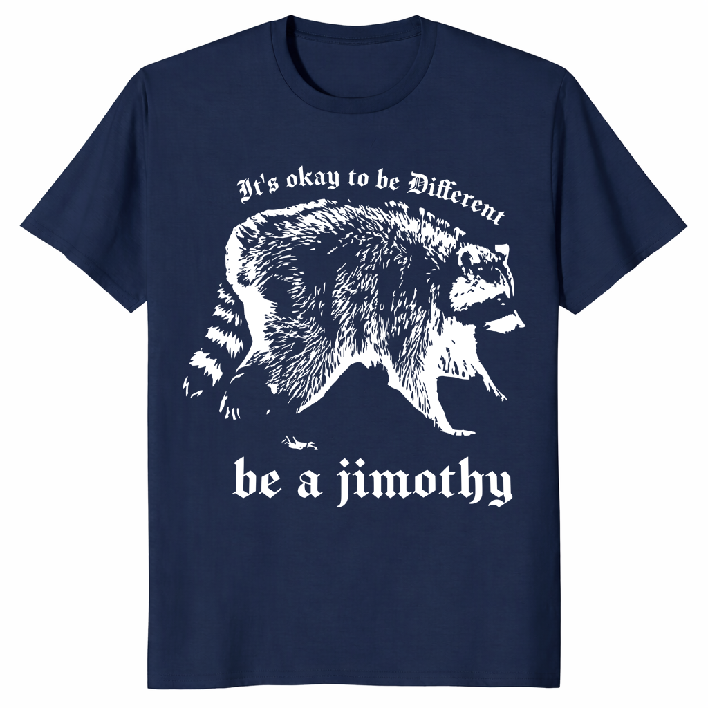 Jimothy cryptid shirt in navy