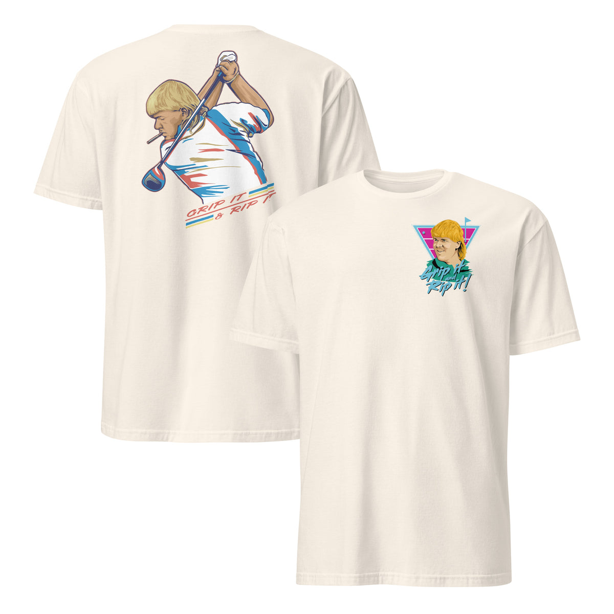 John Daly Grip It And Rip It Golf T-Shirt – Retro Graphic Tee | Cuccico