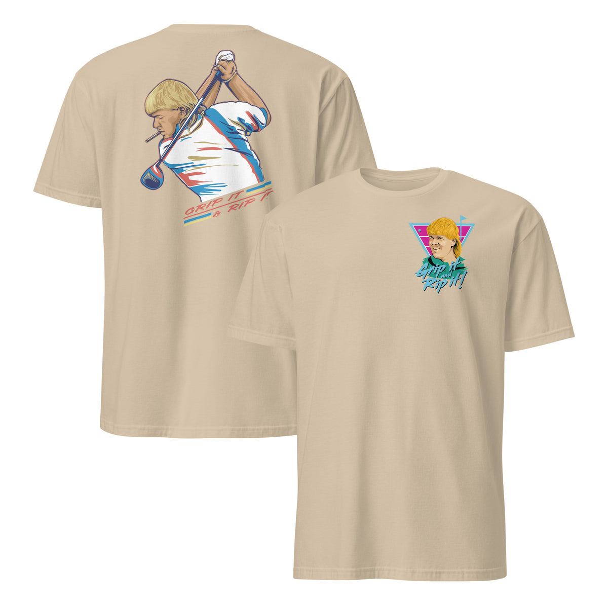John Daly Grip It And Rip It Golf T-Shirt – Retro Graphic Tee | Cuccico