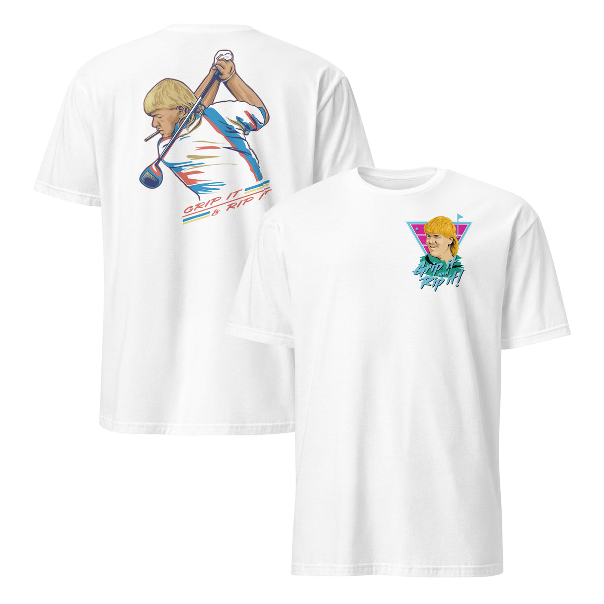 John Daly Grip It And Rip It Golf T-Shirt – Retro Graphic Tee | Cuccico