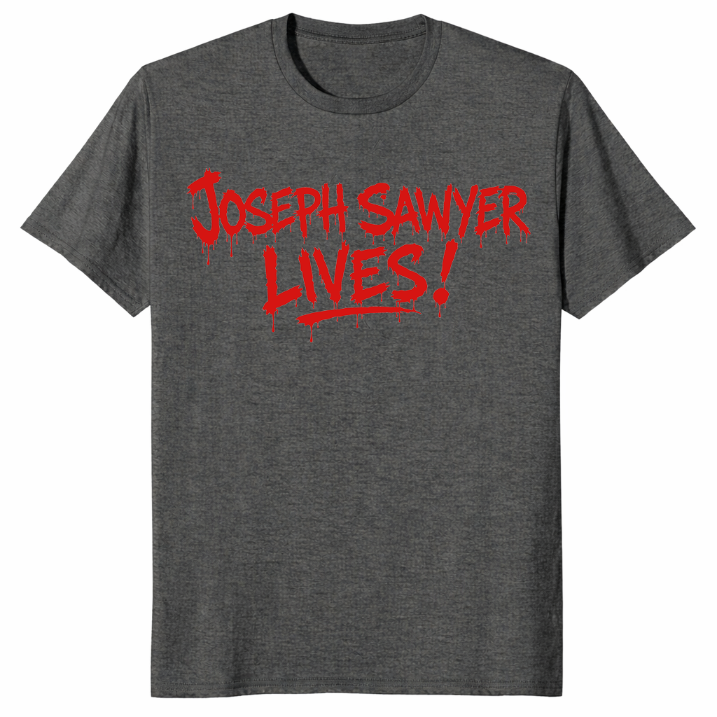 Joseph Sawyer Lives Retro Horror Slasher Movie Villain Shirt | Cuccico