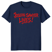Joseph Sawyer Lives Retro Horror Slasher Movie Villain Shirt | Cuccico