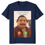 Juan Pork calling meme shirt for fans of internet humor and brainrot jokes