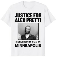 Justice for Alex Pretti Memorial Tribute Tee ICU Nurse Remembrance Top