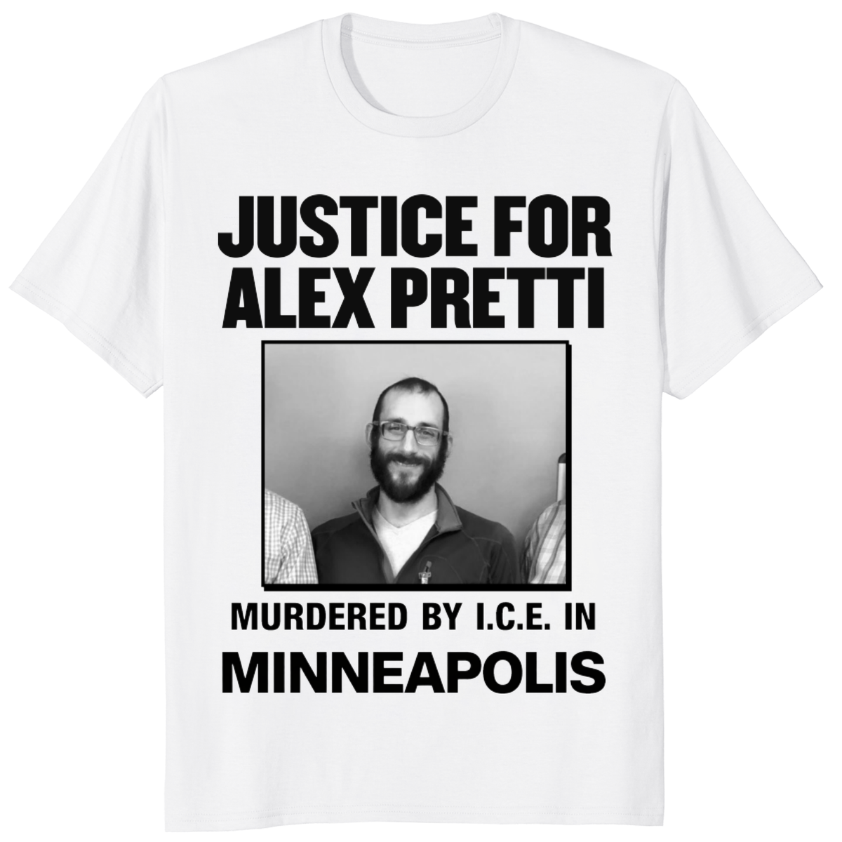 Justice for Alex Pretti Memorial Tribute Tee ICU Nurse Remembrance Top