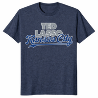Kansas City BBQ Joearthur Gatestack Shirt Heather Navy KC Meme Fan Tee