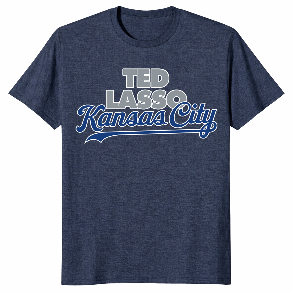 Kansas City BBQ Joearthur Gatestack Shirt Heather Navy KC Meme Fan Tee