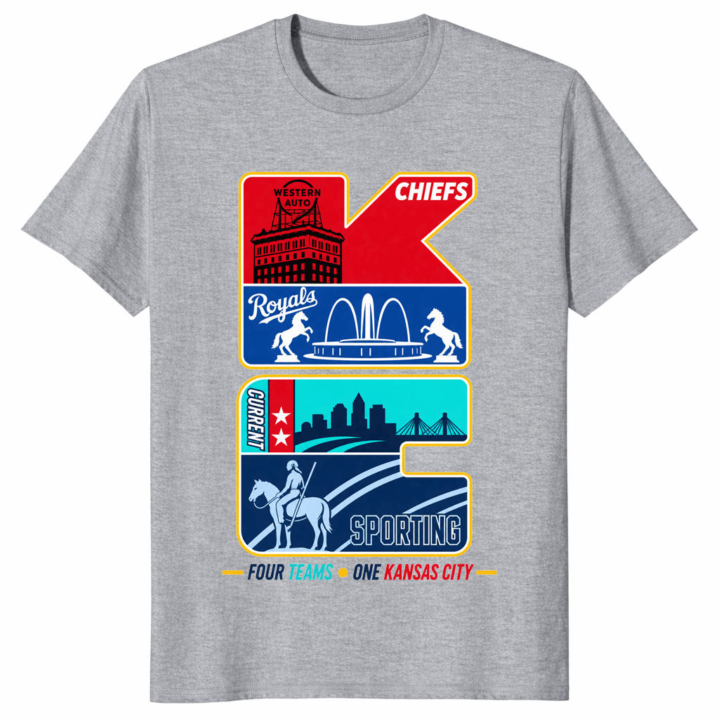 Kansas City Fan Shirt in sport grey