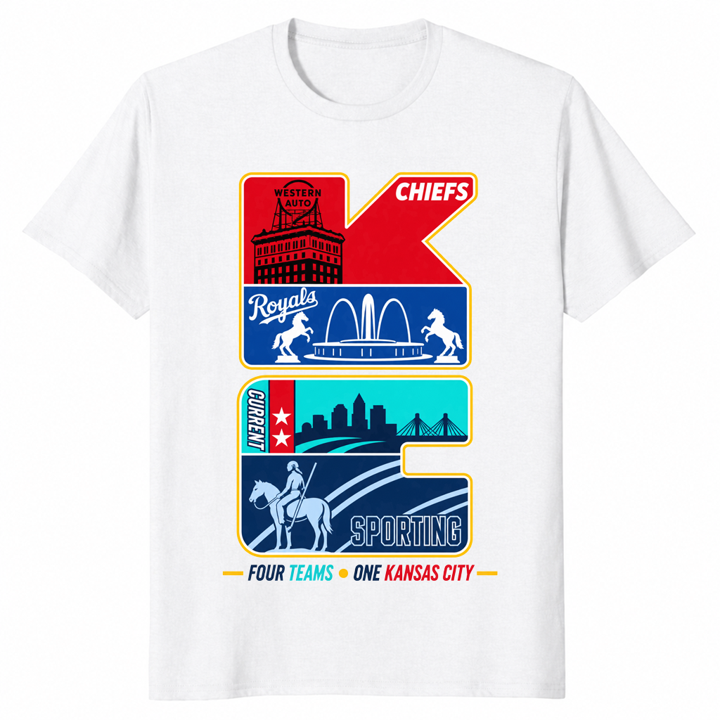 Kansas City Fan Shirt in white