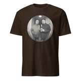 Kim and Putin T-shirt in dark chocolate by Cuccico