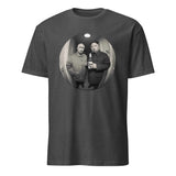 Kim and Putin T-shirt in dark heather grey by Cuccico