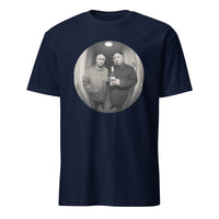 Kim and Putin T-shirt in navy by Cuccico