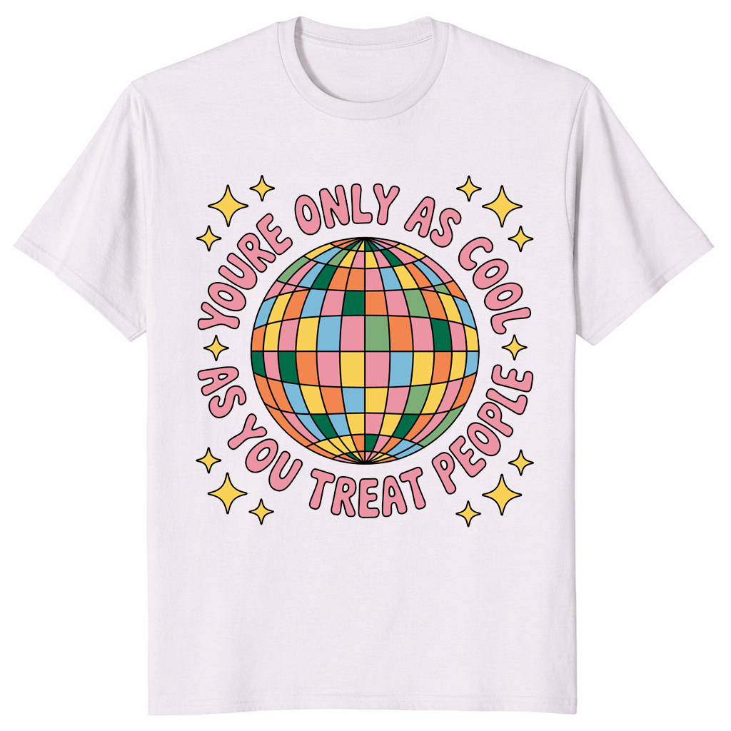 Kindness Affirmation Shirt T-Shirt in Ice Grey